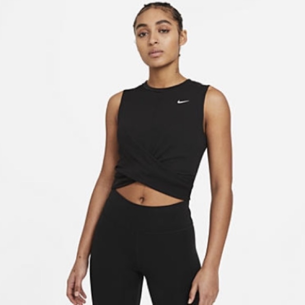 Nike Dri-Fit cropped training top, size Small
